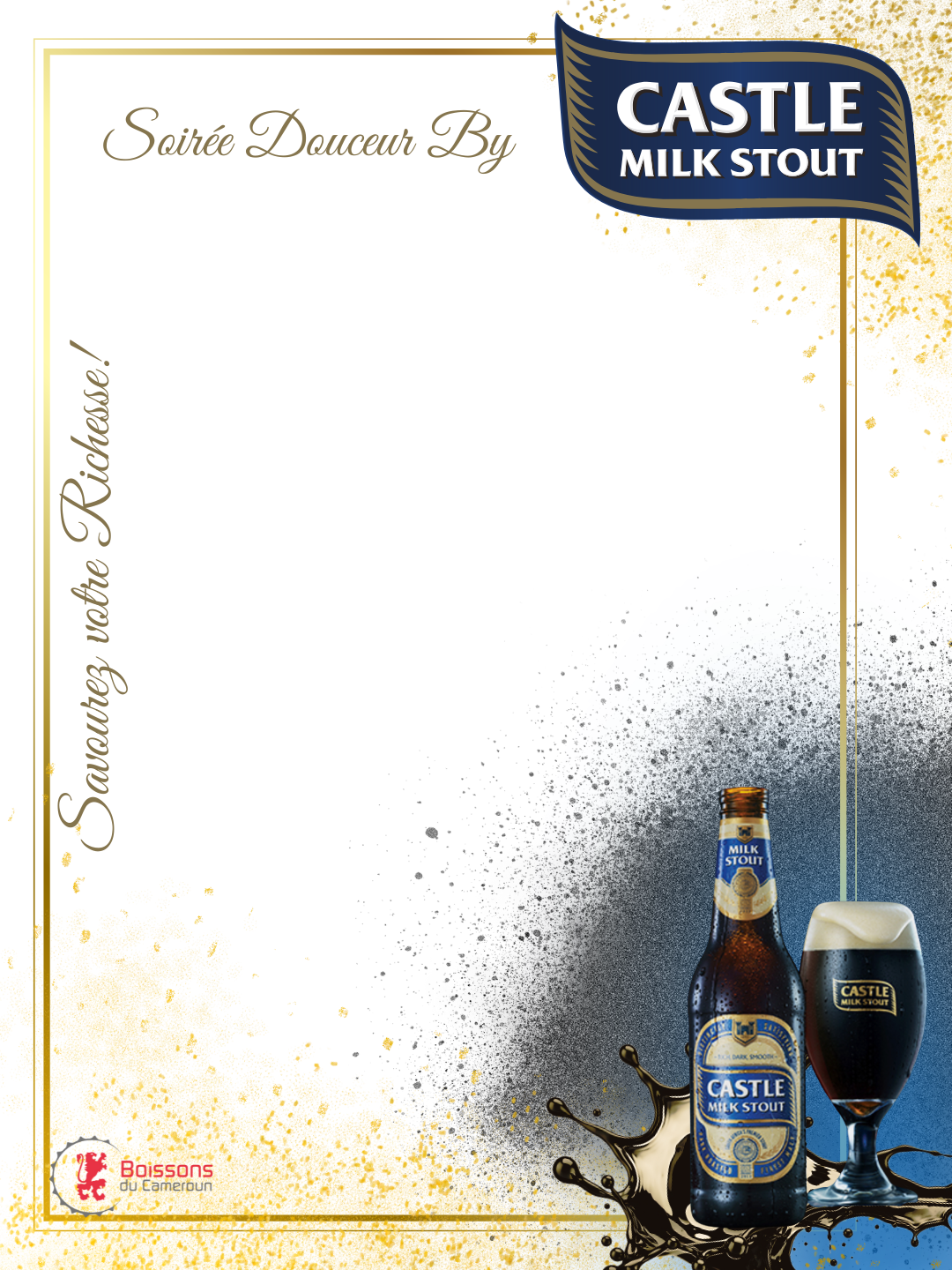 Aperçu du filtre live Castle Milk Stout